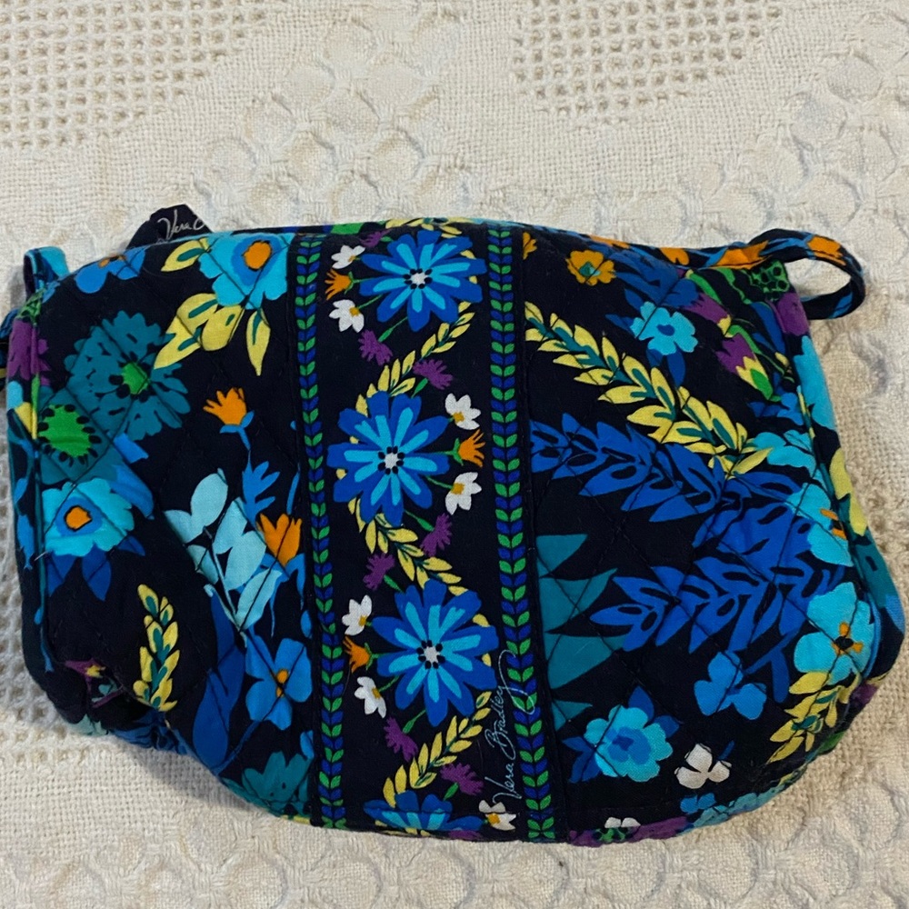 Blue Floral Vera Bradley Makeup Bag